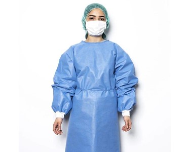 Isolation Gown Level 1 SMS Australian Made - 10 Pack