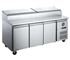 FED-X - Stainless Steel Three Door Sandwich Counter | XSS7C18S3V 