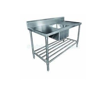 Mixrite - Single Centre Stainless Sink 1800 W X 600 D With 150mm Splashback