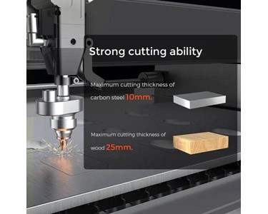 GWEIKE - 6-in-1 Fiber & CO2 Laser Cutter & Welder for Metal & Acrylic