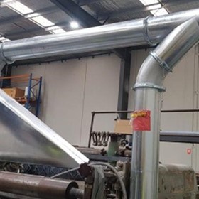 Better ducting system reduces waste clean up