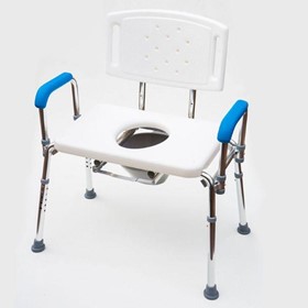 Bariatric Toilet Commode Chair | Height Adjustable