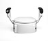Adjustable Raised Booster Toilet Seat with Handles Armrests - 3 Height
