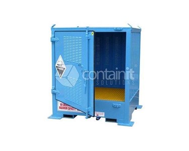 Contain It - Corrosives Storage Cabinet | Dangerous Goods Store for Class 8 IBC’s