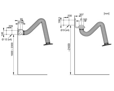Nederman - Nederman Extraction Arm. Standard Range.