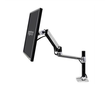 Ergotron - Desk Monitor Arm | LX Desk Monitor Arm on Tall Pole