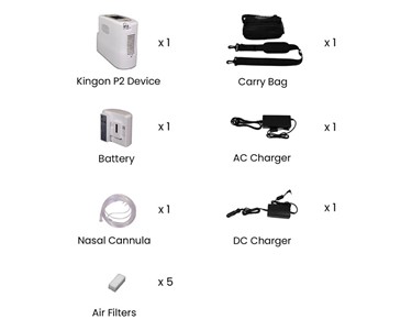 Kingon - Portable Oxygen Concentrator | Refurbished Essential Package
