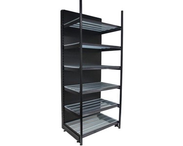 Shelving Bay | Liquor Outrigger Wall With Backpanel – 1000L x 2400H