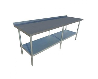 Handy Imports - 2400x600 Stainless Steel Table Food Grade Work Splashback Bench