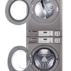 LG - LG Titan C 15 KG Commercial Stack Washer/Dryer