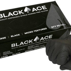 Disposable Gloves | Black Nitrile