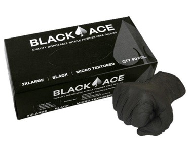 Disposable Gloves | Black Nitrile