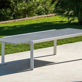 Mona Outdoor Ceramic Extension Dining Table -220 / 330cm