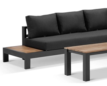 Outdoor Elegance - Outdoor Teak Platform Lounge Setting | Aspen 6 Seater 