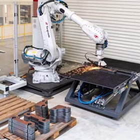 Boost Efficiency with Automated Deburring and Shot Blasting for Excavator Bucket Parts