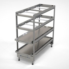 Mortuary Rack 4 Tier Cool Room Fixed