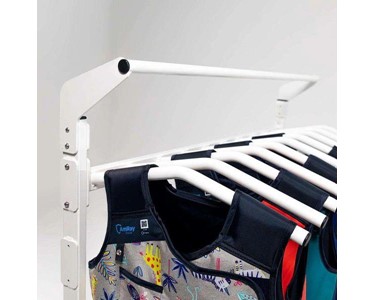 Mobile Lead Apron Rack for Ten One-Piece Aprons