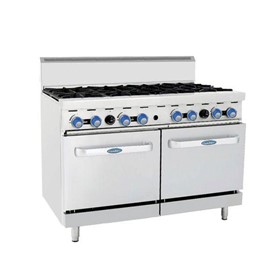 8 burner double oven