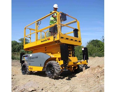 Haulotte - Diesel All Terrain Scissor Lift Compa | 450 kg-565 kg 