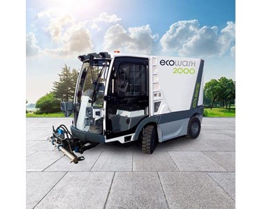 EcoTeq - Electric Pavement High-Pressure Street Washer | EcoWash 2000
