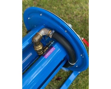 Recoila - Steel hose reel for 20-30m of 1" ID hose. Hand crank