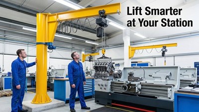 Jib Crane Buying Guide Australia 2026: Types, Capacities, Installation and Supplier Evaluation for Workshop and Factory Lifting