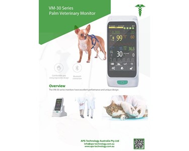 APS Technology Australia - VM-30 Series Palm Veterinary Monitor