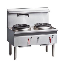 Waterless Wok Gas 2 Hole 1300mm | CW2H-CC