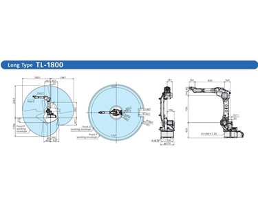 Panasonic - TL Series six axis robot manipulator arm 