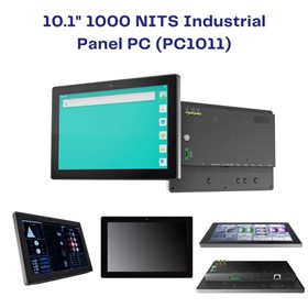 10.1" 1000 NITS Industrial Panel PC (PC1011)