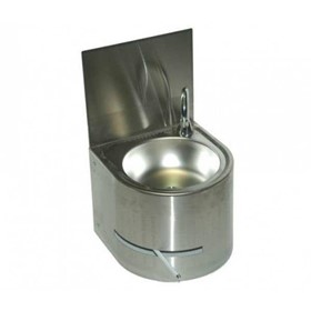 Security Round Hand Wash Basin - Wand Operated