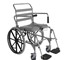 Aidacare - Self Propelled Commode With Swing Away Footrests | BTC066065
