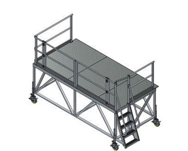 Mobile Access Platform | Portable Container Unloading Platform