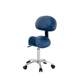 Fortress Saddle Stool With Back