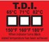 TMC Hallcrest - THERMAL DISINFECTION INDICATOR (T.D.I.) DISHWASHER LABELS