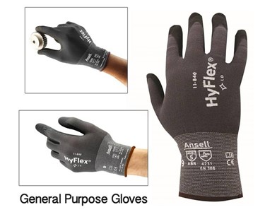 Ansell - HyFlex 11- 840 General Purpose Glove Pack of 10