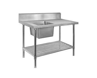 FED Premium - Stainless Steel Sink Bench 1200 W x 600 D with Single Left Bowl 