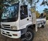 Isuzu - FVZ1400 6x4 Crane Truck with Hiab Crane and Steel Tray