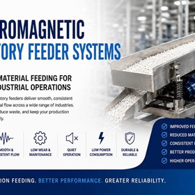 Electromagnetic Vibratory Feeder System for Precision Bulk Material Handling