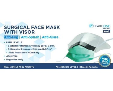 Level 3 Face mask with Visor