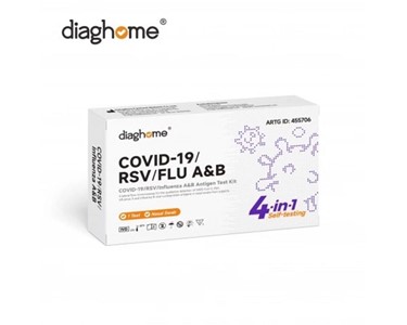 Diaghome - Diaghome Covid-19, RSV, Influenza A&B Antigen Test Kit 1 Test 2026 