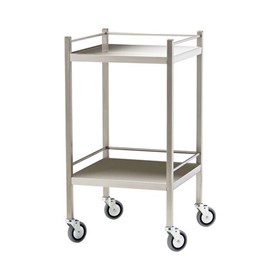 Medical Stainless Steel Trolley with Rails