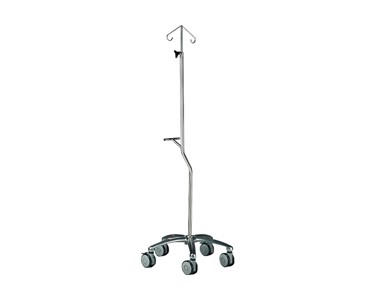 Pole Stand Transfusion Pump 5 Leg Base Stainless Steel