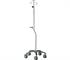 Pole Stand Transfusion Pump 5 Leg Base Stainless Steel