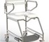 K Care - Transit Mobile Shower Commode With Weight Bearing Footplate - 445mm