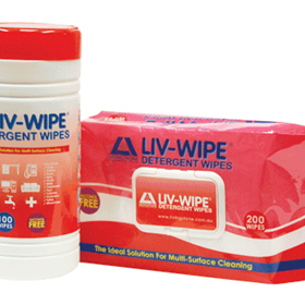 Liv-Wipe Detergent Wipes