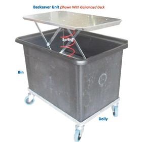 Laundry Tub Trolleys (Wet & Dry) with Backsaver Unit & Dolly