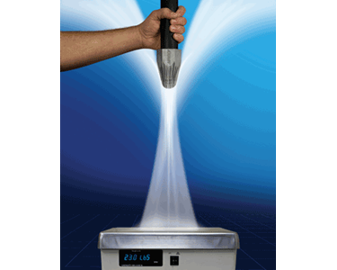 EXAIR's Large Super Air Nozzle produces 10433 grams of strong blowing force