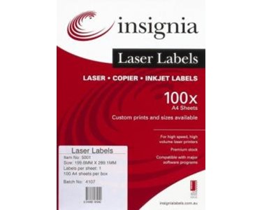Laser Label | insignia