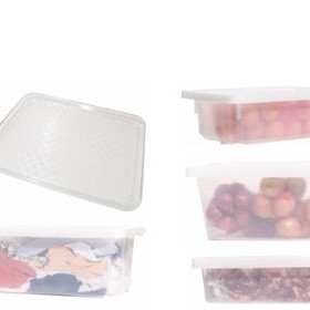 Clear Plastic Containers and Trays - Clear Crates and Trays